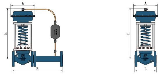 自力式壓力調節閥結構圖